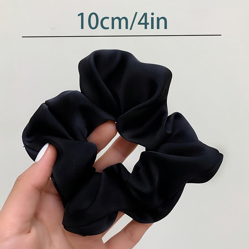 5 pieces of satin headband - classic mixed color anti slip hair string, daily and special occasion hair accessories