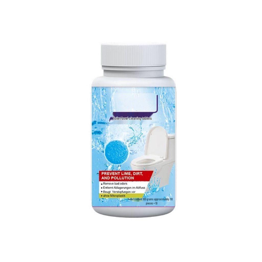 Effervescent Toilet Cleaning Tablets with Long-lasting Fragrance, Descaling, Yellow Stain & Odor Remover.