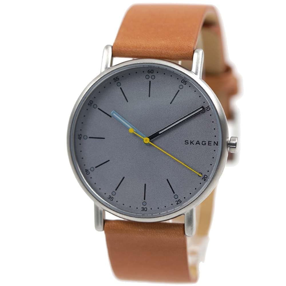 

Skagen Signature Quartz Watch SKW6373 Brown Men s Gray/Light [Used]