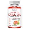Óleo de Krill Antártico Premium 2000mg Cápsulas Moles com Astaxantina e Ômega-3 para Suporte Cardíaco e das Articulações 120 Cápsulas