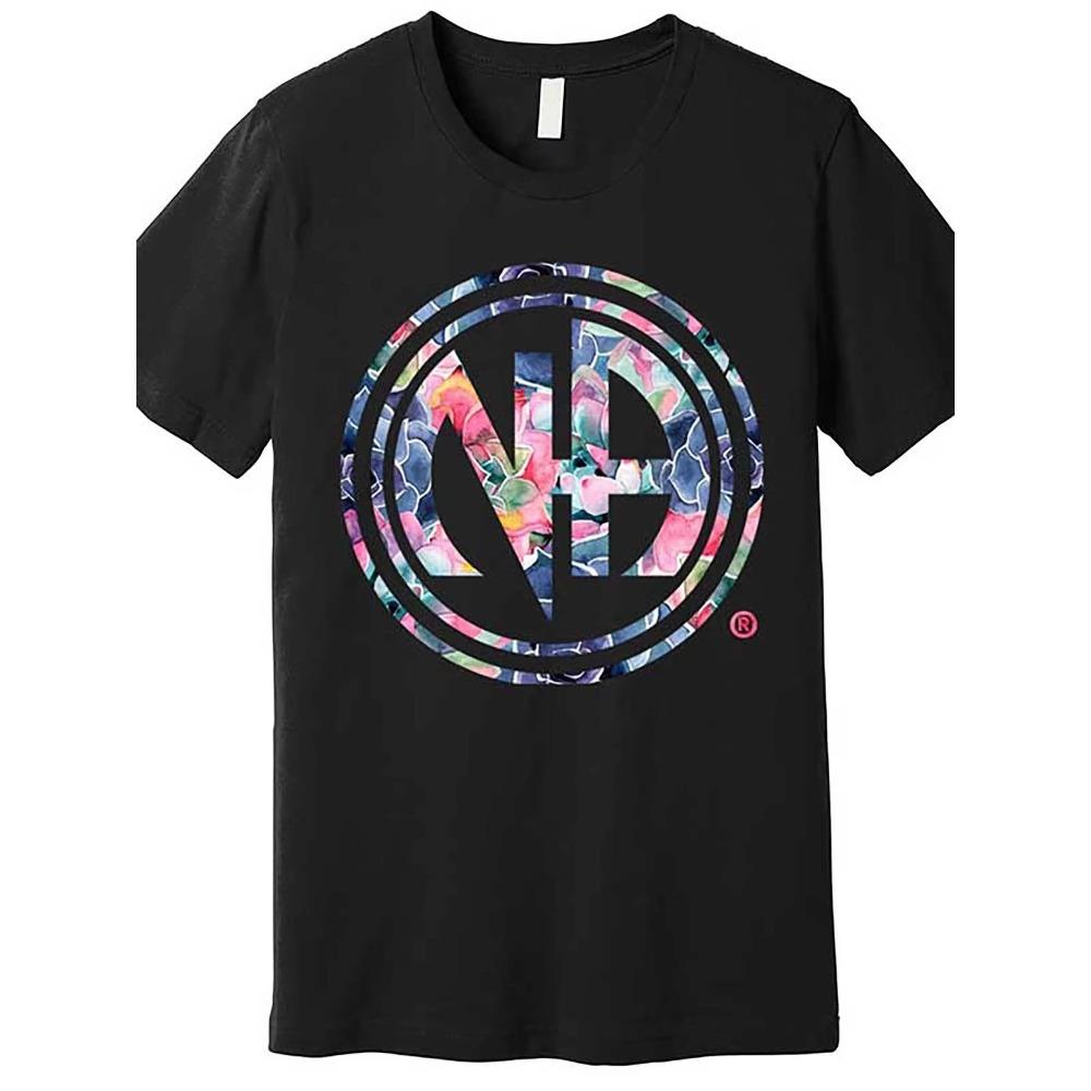 

Мужская футболка с логотипом NA - повседневная футболка с коротким рукавом, можно стирать в стиральной машине S чёрный