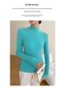 Women's Slim-Fit Cashmere Ribbed Mock Neck Sweater