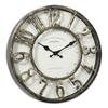 Round Hollow Silent Antique Wall Clock European Retro Clock Living Room Home Creative Wall Clock