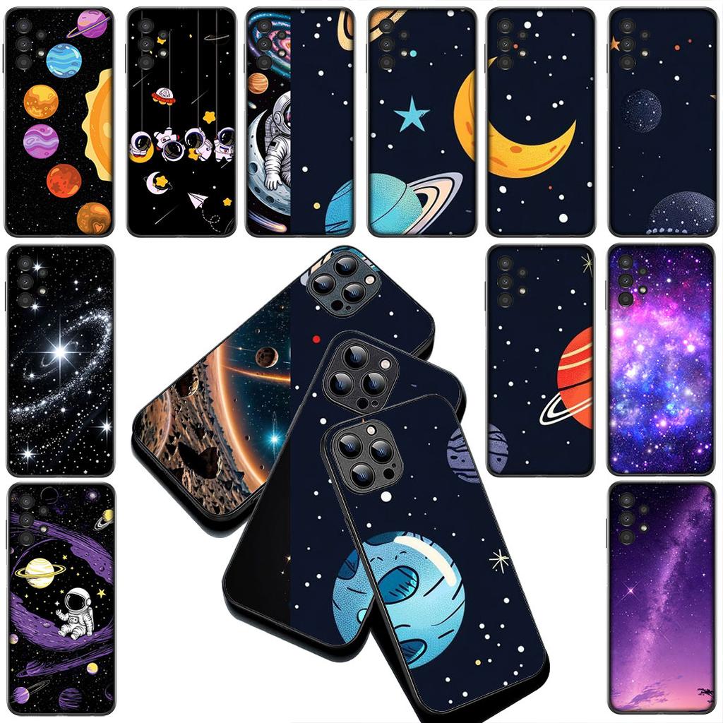 Universe Galaxy Astronaut SKY Cover for Samsung Galaxy S10 Lite S8 S9 Plus A33 A34 A31 70 A71 A72 Note 20 9 8 Coque Phone Case