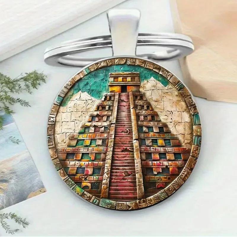 

Vintage Style Creative Keychain Retro Design Durable Metal Alloy Material Unique Shape Practical Everyday Use Key Holder Accessory One Size