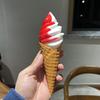 Display Ornament Plastic Artificial Ice Cream Simulation Model Realistic Look Fake Ice Cream Ice Cream Model Cafe Layout