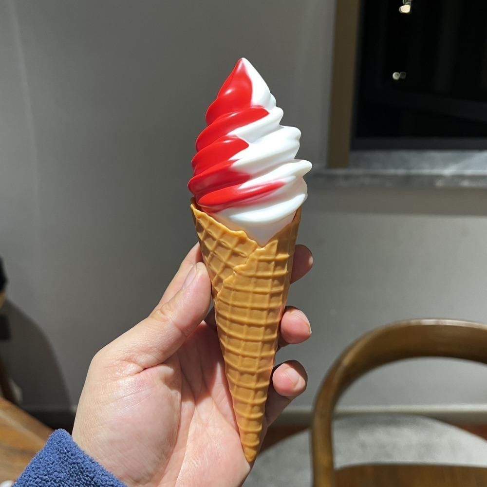 Display Ornament Plastic Artificial Ice Cream Simulation Model Realistic Look Fake Ice Cream Ice Cream Model Cafe Layout