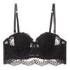 Rabbit Ears Thin Big Bra Showing Small Breasts Underwear Women's White Lace Sexy Gathering Summer Bra Set