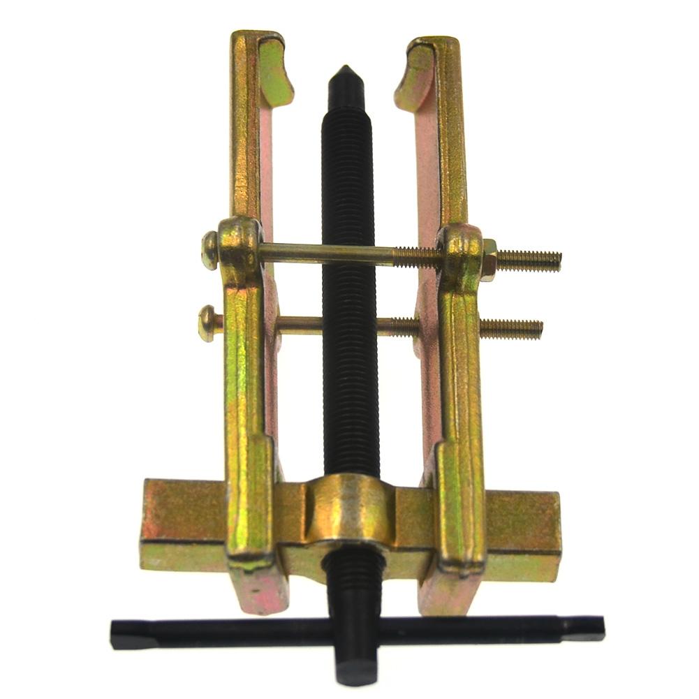 4 Zoll 2-Backen-Zahnradlagerabzieher Pumpenriemenscheibenentferner Autoreparaturwerkzeug Gerader Typ Zwei-Klauen-Rama-Extraktoren Schmiedeabzieher