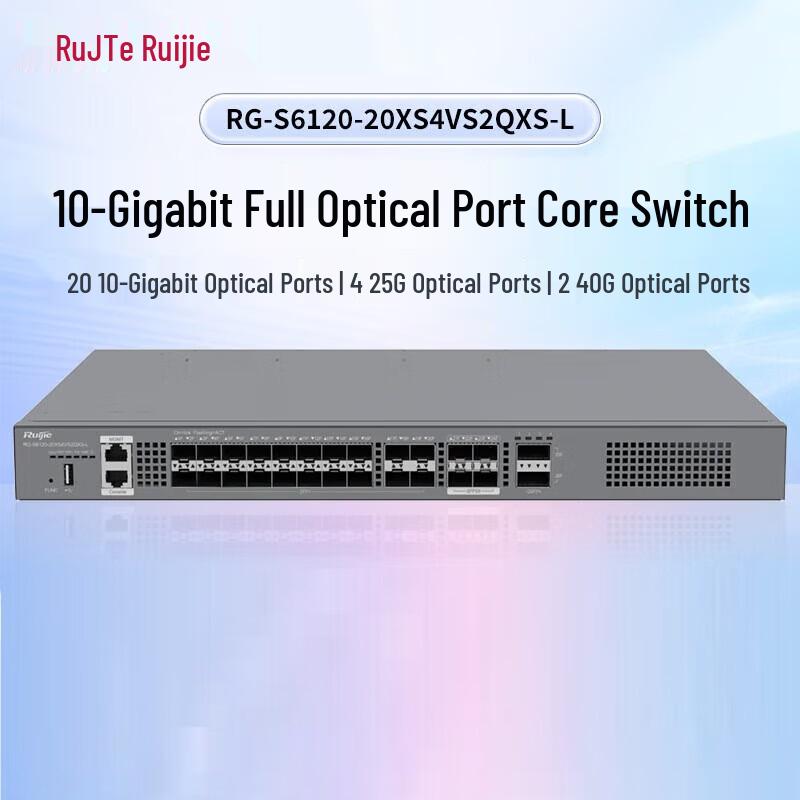 

Ruijie 24-Port 10G All-Optical Core Switch