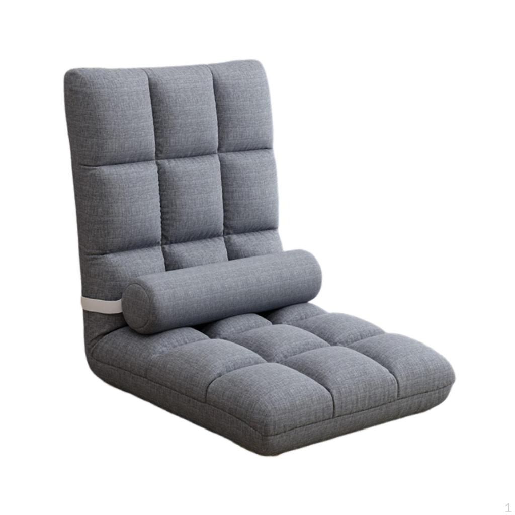 Floor Chair with Back Support Couch Recliner Modern Bedroom Comfortable Foldable Apartment Dorm
