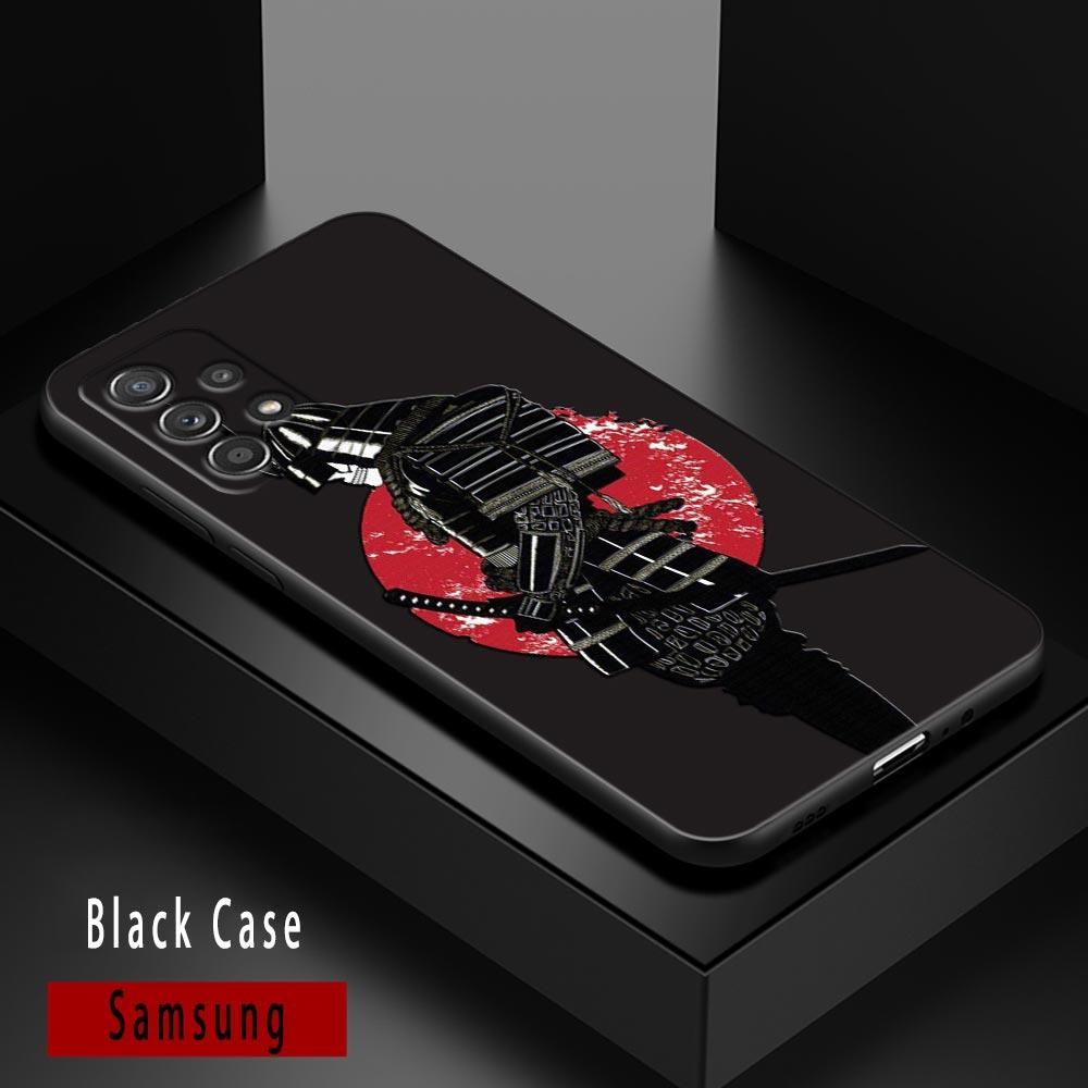 

Чехол для Samsung Galaxy A72 A52 A53 A71 A91 A51 A42 A41 Note 20 Ultra 8 9 10 Plus Чехол Красное Солнце Японский Самурай Демон Искусство Аниме Samsung A91