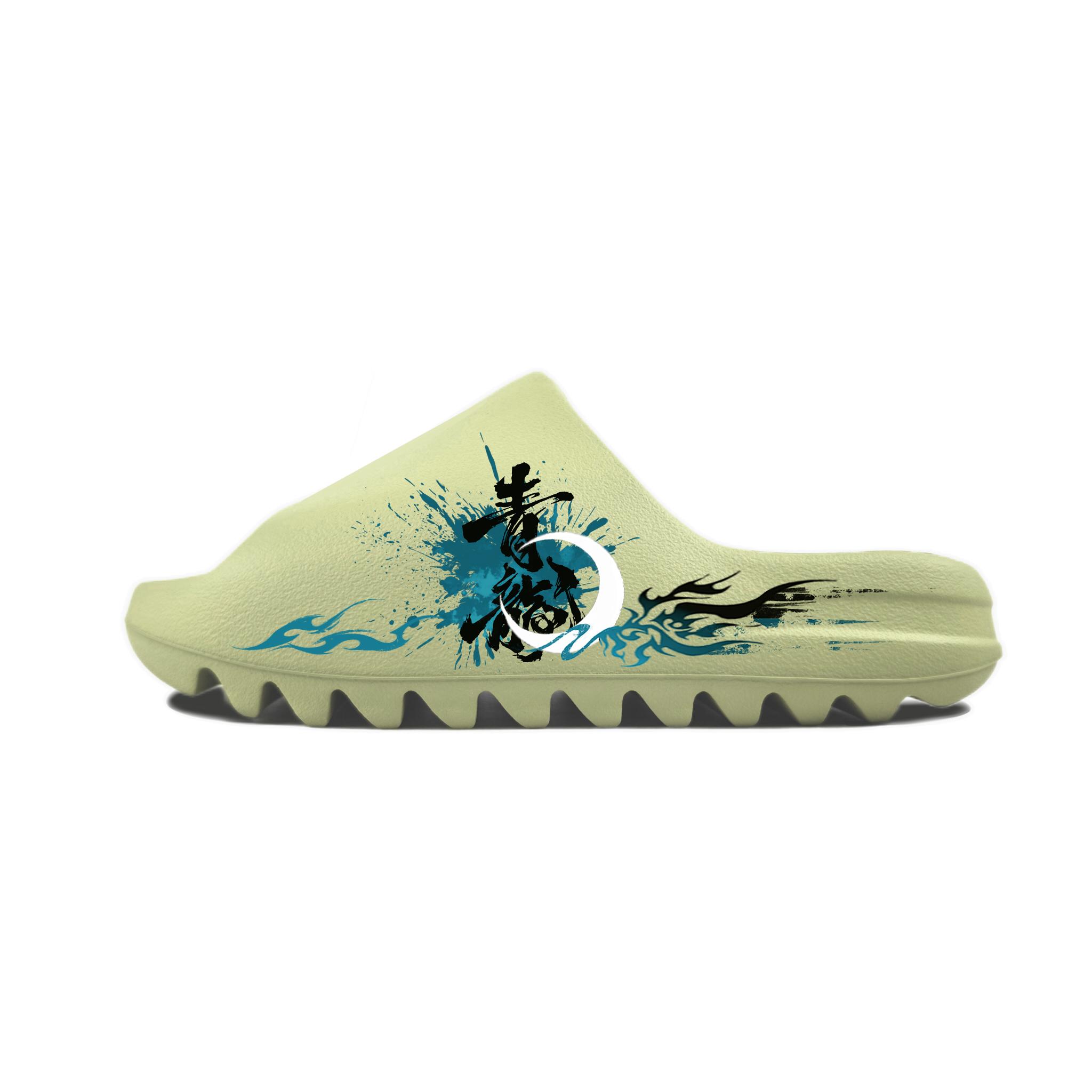 Adidas Originals Yeezy Slide EVA Slip Resistant Slide Slippers Unisex Green FZ5904(Team352-) 42