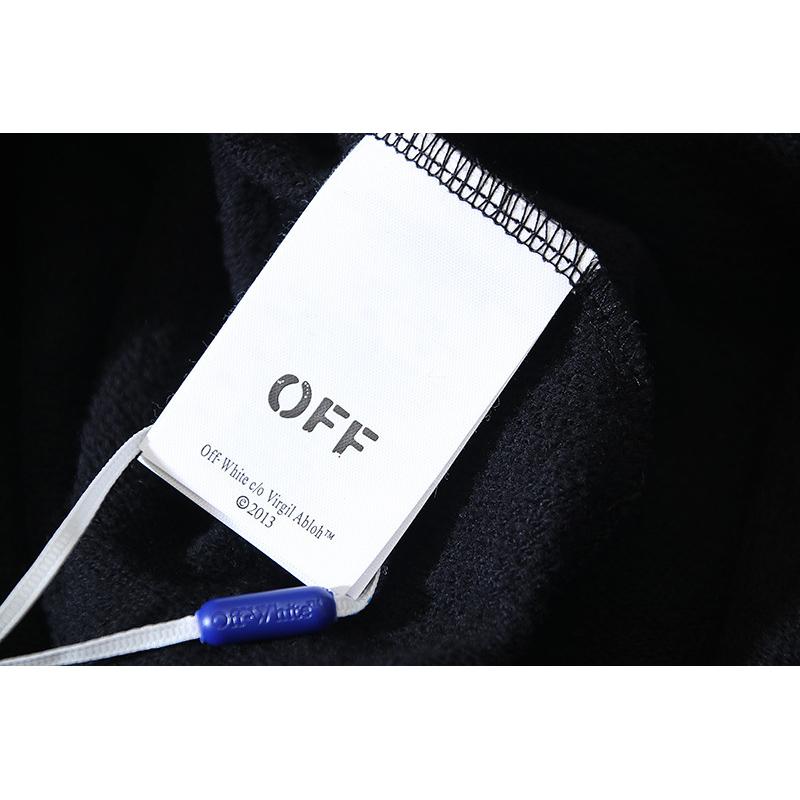 Off-White 2025 Spring/Summer New OW Palm Letter Pattern Men's and Women's Casual Loose Shorts