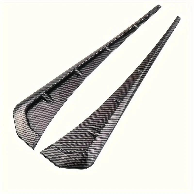 

1 пара автомобильных боковых вентиляционных отверстий, накладок из модифицированного углеродного волокна, черные боковые жабры, универсальные декоративные наклейки на вентиляционные отверстия чёрный
