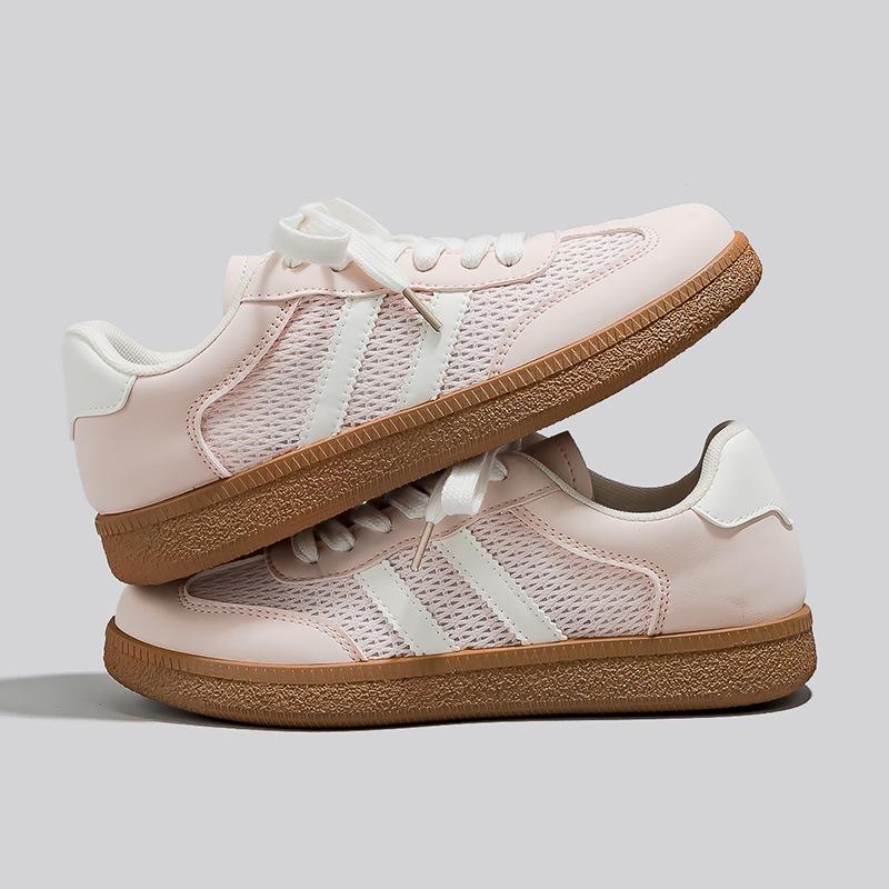 

New mesh breathable moral training shoes women s 2025 new spring and summer popular comfortable soft sole round head women s shoes fashion board shoes 40