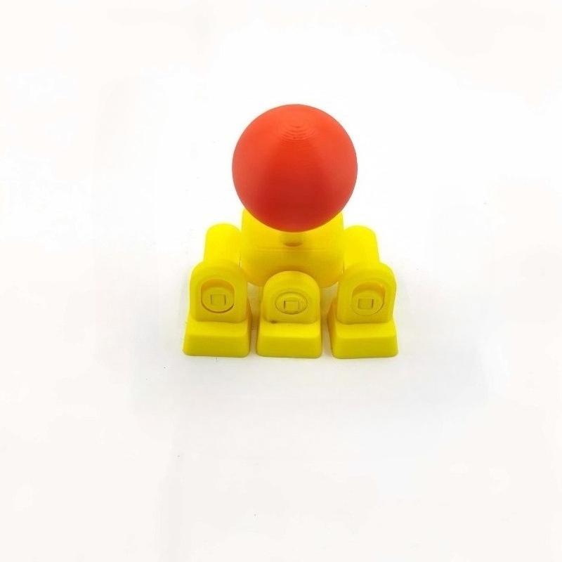 

1pc - Novel and Unique, Street Fighting Style - Nostalgic Mechanical Keyboard Keycap 3D Printed WASD Directional Arrow Keys жовтий