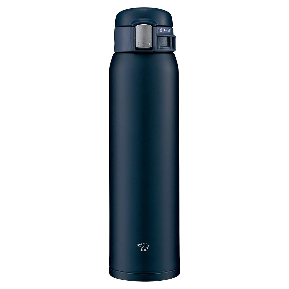 

ZOJIRUSHI Water Bottle Direct Drinking [One Touch Open] Stainless Steel Mug 600ml Navy SM-SF60-AD