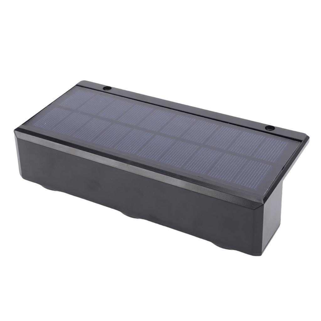 Fence Light 3 LED Lenses Energy Saving Smart Light Control Water Proof Solar Wall Light for Yard Garden Outdoor