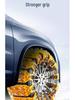 Universal Rubber Anti-Skid Tire Chains for Cars, SUVs, and Vans - Protects Tires In Winter Conditions