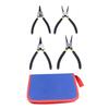 4Pcs Snap Ring Pliers Set Steel Circlip Pliers Kit with Straight Bent Jaws Hand Tools for Repair Maintenance 7in