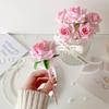 1 PcCute Simulation Floral Gel Pen Creative Design Feather Flower Ballpoint Pen for Kids Sweet Stationery Pen School Supplies