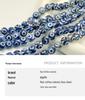10MM Tibetan Dzi Agate Round Beads for DIY Bracelets & Necklaces