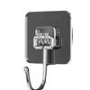 Transparent Strong Adhesive Wall Hook for Kitchen & Bathroom - Large, Punch-Free, Heavy-Duty, Traceless Design