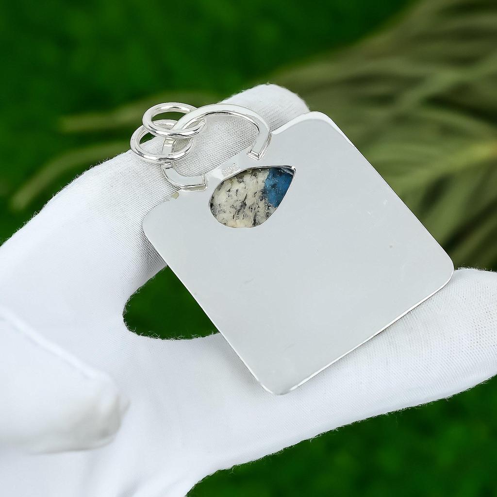 Friendship Day Sale 925 Sterling Silver Natural K2 Jasper Bezel Pendant Jewelry