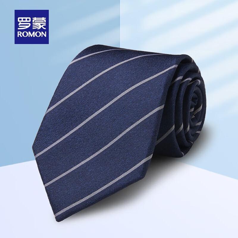 ROMON Men s Business Striped Polyester Tie