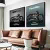 Classic Vintage Motorcycle Canvas Painting Nordic Poster and Prints Wall Art Picture for Living Room On The Wall Home Decor