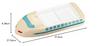 Endo Shoji TKG Kids' Lunch Plate, New Shinkansen, Ivory, RLVO601