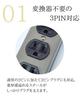 Fargo STEEL TAP Power Strip, Steel, 3-Prong, with Grounding Wire, Wall-Mountable, Fixed Cord (Light Gray, 6 Outlets, 2m)