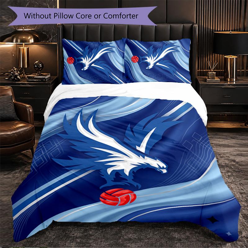 Crystal Palace Themed Bedding 3Pcs Duvet Cover Set Decorative Bed Linen For Teen Room Home Decoration