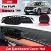 For FAW BESTUNE T99 2025 Car Dashboard Cover Mat Sun Shade Pad Avoid Light Mat Instrument Carpet Protection Accessories