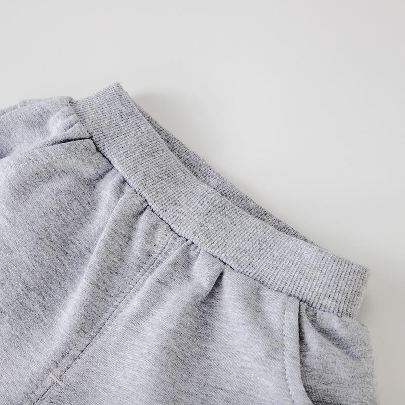 Children's Summer Cotton Elastic Waist Shorts - Unisex Casual Five-Point Pants