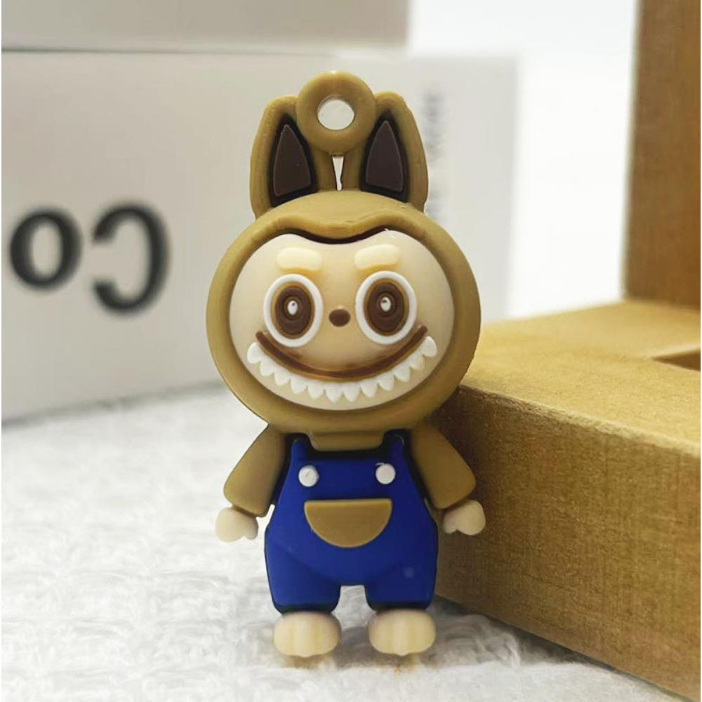 Cartoon Keychain Cute Three-dimensional Doll Pendant Car Key Chain Exquisite Accessories