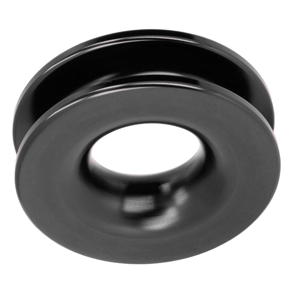 Bergering Winde Umlenkrolle Aluminiumlegierung für ATV UTV LKW Marine Boot Schäkel Schwarz