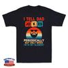 I Tell Dad Jokes Periodically But Only When I'm My Element Men's T-Shirt Black
