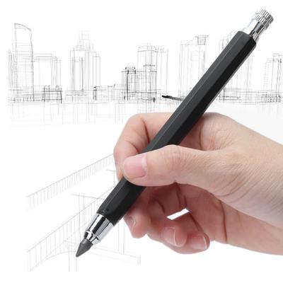 Automatic Pencil Stainless Steel 5.6mm Refill Size Portable Mechanical Pen for Painting Graffiti