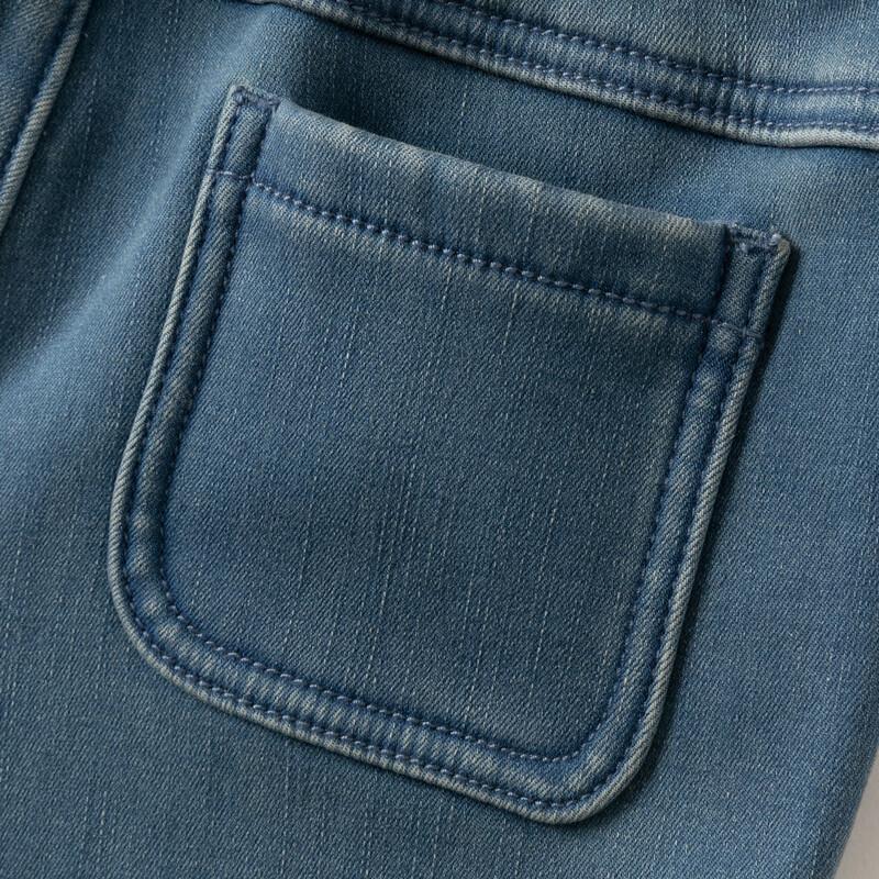DAVE&BELLA Girls' Fleece-Lined Bootcut Denim Jeans
