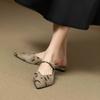 Fashion 2025 NEW Women Shoes Pointed Toe Flats Slippers Sexy New Sandals Elegant 2025 Summer Party Shoes Fashion Woman Shoes
