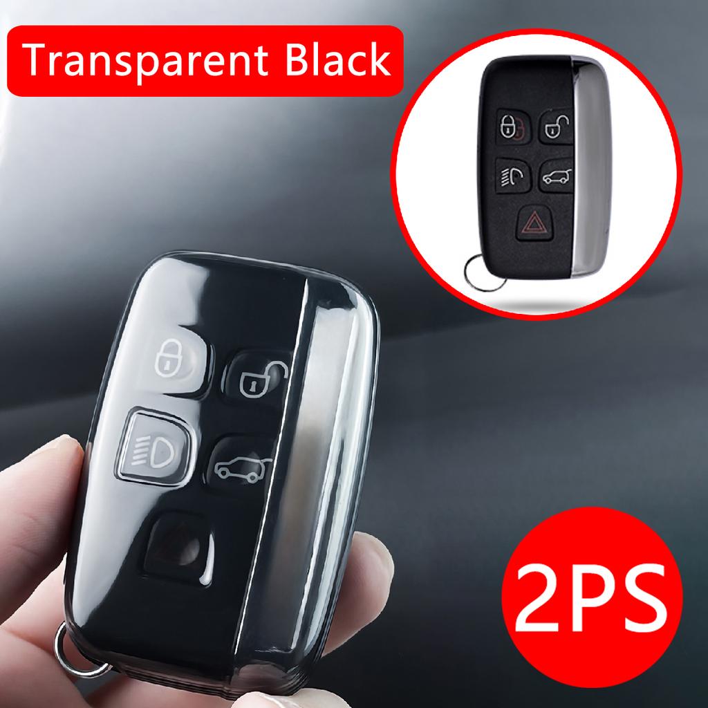 Clear Transparent Tpu Car Smart Key Cover Case For Range Rover Sport Evoque Velar Discovery Sport Xe Xf Xj F-Pace F-Type