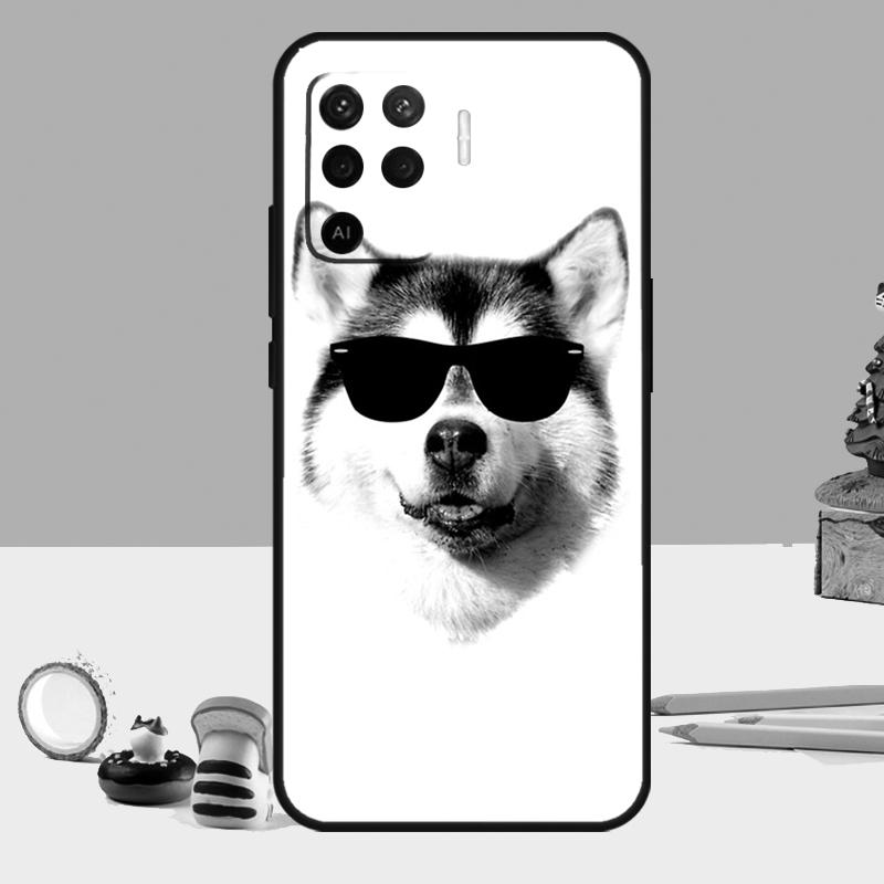 Animal Dog Husky Case For Oppo A98 A78 A58 A18 A38 A74 A94 A54 A15 A17 A57 A6 A5 Pro A16 A76 A96 A40 A60 A80