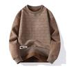 Men's Thick Fleece-Lined Round Neck Sweatshirt