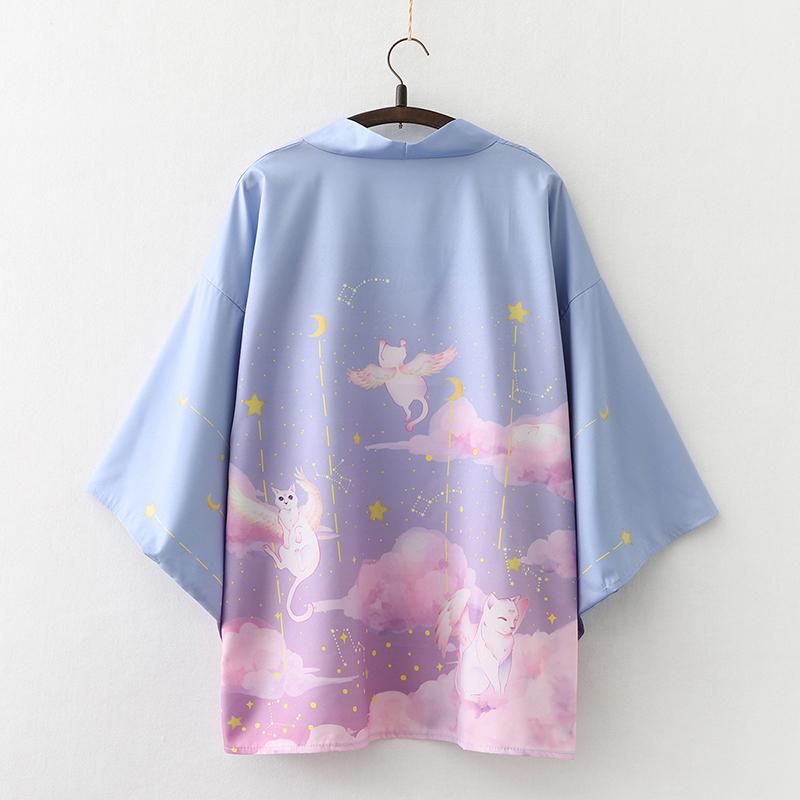 Summer Loose Japanese Samurai Kimono Streetwear Cardigan Cosplay Haori Harajuku Women Men Yukata Traditional Clothing