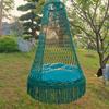 Bohemian Handmade Tassel Hanging Chair for Indoor/Outdoor Use
