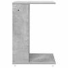 Side Table with Wheels Concrete Grey 40 x 35 x 60 cm Particleboard