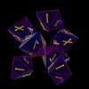 Polyhedral Dices Set with 8 Sided Design Magicals Rune Dices Divination Game Dices for Party Night Entertainment Game