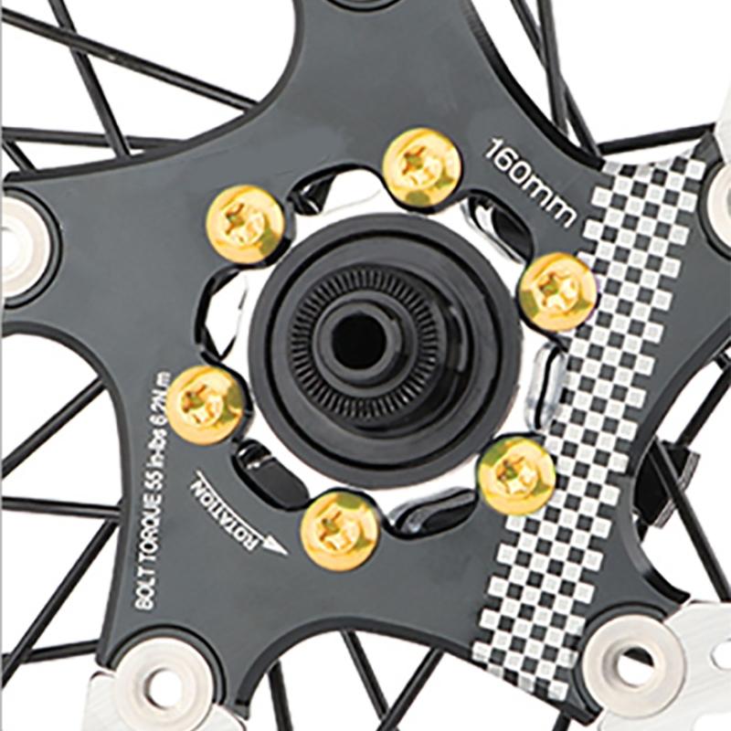 12pcs/Box Mountain Bike Disc Brake Rotor Bolts T25 Alloy Steel Disc Brake Screws for Your Mountain Bike for Repair Shops